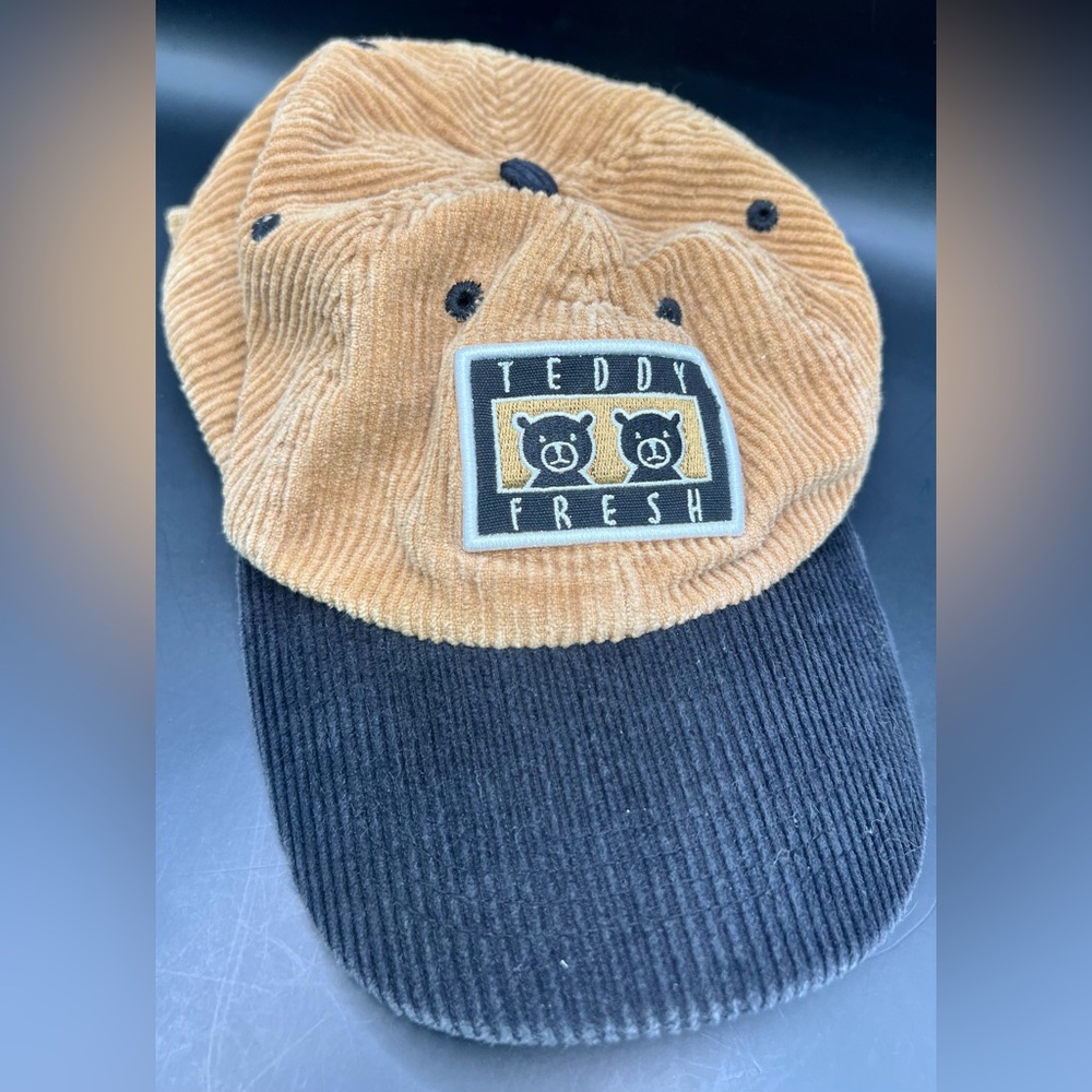 Teddy Fresh - Corduroy Cap - Tan and Black, Unstructured,‎ Adjustable